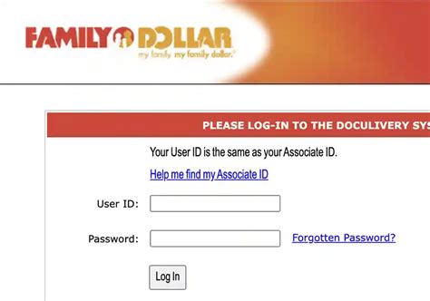 This ID number is located on your pay statement. . Family dollar employee portal